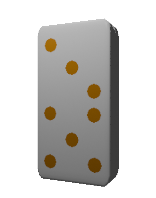 domino locket with screenshots of a conversation