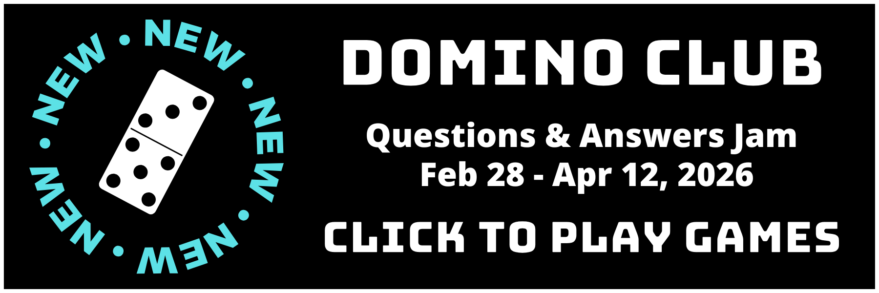 collage of game screenshots: Questions & Answers Jam. Feb 28 - Apr 12, 2026. CLICK TO PLAY GAMES